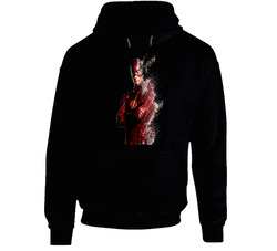 The Flash Barry Allen Disintegrating Cool Superhero Black Hooded Sweatshirt Hoodie The Flash Barry Allen Disintegrating Cool Superhero Black Hooded Sweatshirt Hoodie