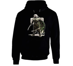 Drizzt Dourden Fantasy Hero Black Hooded Sweatshirt Hoodie Drizzt Dourden Fantasy Hero Black Hooded Sweatshirt Hoodie
