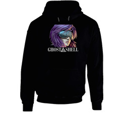 Ghost In The Shell Anime Black Hooded Sweatshirt Hoodie Ghost In The Shell Anime Black Hooded Sweatshirt Hoodie