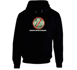 Anti Nwo Know Your Enemy Black Black Hooded Sweatshirt Hoodie Anti Nwo Know Your Enemy Black Black Hooded Sweatshirt Hoodie