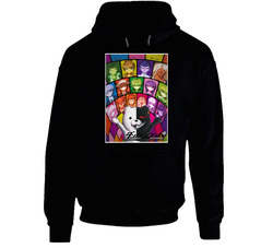 Danganronpa The Animation Anime Tv Show Cool Fan Black Hooded Sweatshirt Hoodie Danganronpa The Animation Anime Tv Show Cool Fan Black Hooded Sweatshirt Hoodie