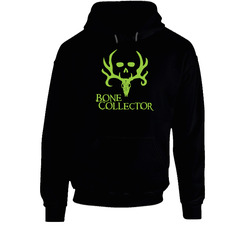 The Bone Collector 2 Black Hooded Sweatshirt Hoodie The Bone Collector 2 Black Hooded Sweatshirt Hoodie