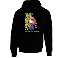 Hetalia 13 Black Hooded Sweatshirt Hoodie Hetalia 13 Black Hooded Sweatshirt Hoodie