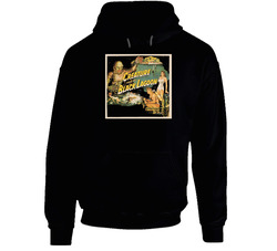 Creature From The Black Lagoon Horror Movie Black Hooded Sweatshirt Hoodie Creature From The Black Lagoon Horror Movie Black Hooded Sweatshirt Hoodie