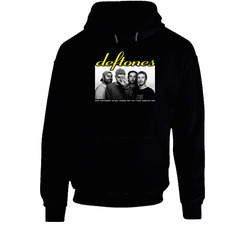 Deftones Black Hooded Sweatshirt Hoodie Deftones Black Hooded Sweatshirt Hoodie