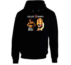 The Deadliest Warrior Kelly Kapowski Vs Kelly Bundy Tv Black Hooded Sweatshirt Hoodie The Deadliest Warrior Kelly Kapowski Vs Kelly Bundy Tv Black Hooded Sweatshirt Hoodie