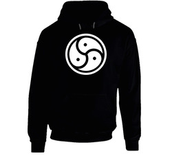 Bdsm Logo Black Hooded Sweatshirt Hoodie Bdsm Logo Black Hooded Sweatshirt Hoodie