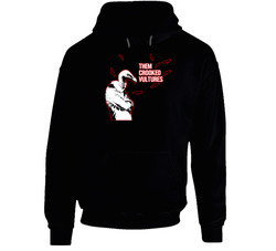 Them Crooked Vultures Grohl Page Black Hooded Sweatshirt Hoodie Them Crooked Vultures Grohl Page Black Hooded Sweatshirt Hoodie
