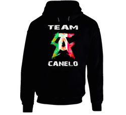 Team Canelo2 Black Hooded Sweatshirt Hoodie