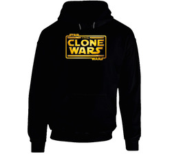 Star Wars The Clone Wars Netflix Original Fan Black Hooded Sweatshirt Hoodie Star Wars The Clone Wars Netflix Original Fan Black Hooded Sweatshirt Hoodie