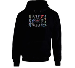 Robotech Cartoon Anime Television Show Black Hooded Sweatshirt Hoodie Robotech Cartoon Anime Television Show Black Hooded Sweatshirt Hoodie
