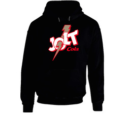 Jolt Cola Retro Black Hooded Sweatshirt Hoodie Jolt Cola Retro Black Hooded Sweatshirt Hoodie