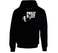 Benjamin Franklin Philly Dilly Philadelphia Football Black Hooded Sweatshirt Hoodie Benjamin Franklin Philly Dilly Philadelphia Football Black Hooded Sweatshirt Hoodie