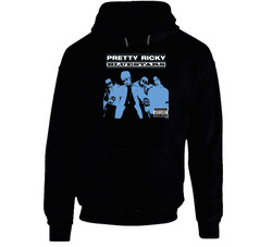 Pretty Ricky Bluestars Black Hooded Sweatshirt Hoodie Pretty Ricky Bluestars Black Hooded Sweatshirt Hoodie