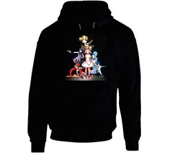 Puella Magi Madoka Magica Anime Black Hooded Sweatshirt Hoodie Puella Magi Madoka Magica Anime Black Hooded Sweatshirt Hoodie