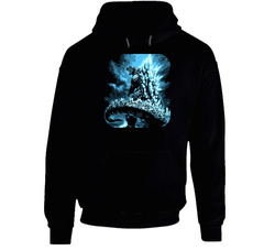 Godzilla I Heart Tokyo Funny Movie Black Hooded Sweatshirt Hoodie Godzilla I Heart Tokyo Funny Movie Black Hooded Sweatshirt Hoodie