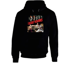 The 5 Deadly Venoms Retro Cult Kungfu Movie Black Hooded Sweatshirt Hoodie The 5 Deadly Venoms Retro Cult Kungfu Movie Black Hooded Sweatshirt Hoodie