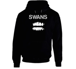 Ren Swans Erfiemfew Black Hooded Sweatshirt Hoodie