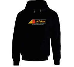 Ski-doo, T-shirt, Winter, Speed, Cold, Bombardier Black Hooded Sweatshirt Hoodie Ski-doo, T-shirt, Winter, Speed, Cold, Bombardier Black Hooded Sweatshirt Hoodie