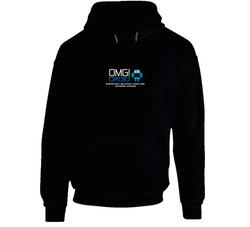 Omg!droid Black Black Hooded Sweatshirt Hoodie Omg!droid Black Black Hooded Sweatshirt Hoodie