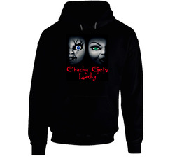 Bride Of Chucky Movie Black Hooded Sweatshirt Hoodie Bride Of Chucky Movie Black Hooded Sweatshirt Hoodie