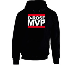 D Rose Mvp Derrick Rose Black Hooded Sweatshirt Hoodie D Rose Mvp Derrick Rose Black Hooded Sweatshirt Hoodie