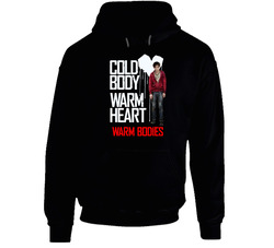 Cold Body Warm Heart Warm Body Black Black Hooded Sweatshirt Hoodie Cold Body Warm Heart Warm Body Black Black Hooded Sweatshirt Hoodie