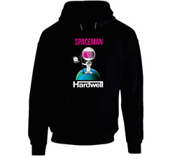 Hardwell Space Black Black Hooded Sweatshirt Hoodie Hardwell Space Black Black Hooded Sweatshirt Hoodie