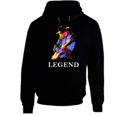 Stevie Ray Vaughn Rock N Roll Black Hooded Sweatshirt Hoodie Stevie Ray Vaughn Rock N Roll Black Hooded Sweatshirt Hoodie