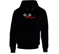 77 Cycles Black Hooded Sweatshirt Hoodie 77 Cycles Black Hooded Sweatshirt Hoodie