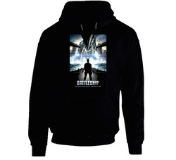 Battleship Movie Black Hooded Sweatshirt Hoodie Battleship Movie Black Hooded Sweatshirt Hoodie