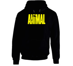 Animal Black Hooded Sweatshirt Hoodie Animal Black Hooded Sweatshirt Hoodie