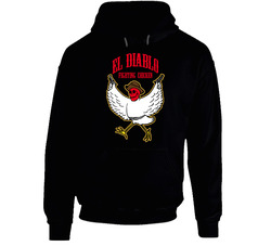 Talladega Nights El Diablo Black Hooded Sweatshirt Hoodie