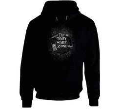 The Timey Wimey Zone Black Hooded Sweatshirt Hoodie