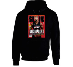 Slam Magazine Issue 87 Dwyane Wade Popular Basketball Magazine Grunge Look Black Hooded Sweatshirt Hoodie Slam Magazine Issue 87 Dwyane Wade Popular Basketball Magazine Grunge Look Black Hooded Sweatshirt Hoodie