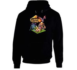 Clash Black Hooded Sweatshirt Hoodie