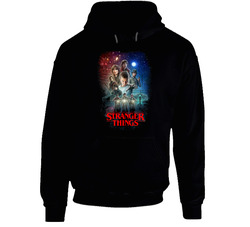 Stranger Things Black Hooded Sweatshirt Hoodie