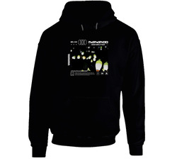 Mycon23 Black Hooded Sweatshirt Hoodie Mycon23 Black Hooded Sweatshirt Hoodie