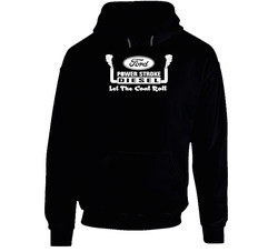 Ford Power Stroke Diesel Baag Black Hooded Sweatshirt Hoodie Ford Power Stroke Diesel Baag Black Hooded Sweatshirt Hoodie