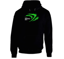 Nvidia Geforce Gtx Black Hooded Sweatshirt Hoodie