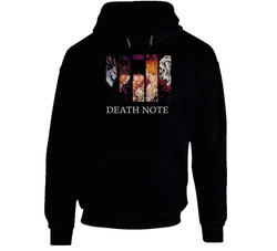 Death Note Manga Anime Dark Black Hooded Sweatshirt Hoodie Death Note Manga Anime Dark Black Hooded Sweatshirt Hoodie