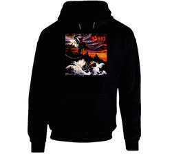 Dio Holy Diver Black Hooded Sweatshirt Hoodie Dio Holy Diver Black Hooded Sweatshirt Hoodie