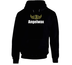 Angelwax Automobile Car Parts Cool Distressed Style Brand Logo Emblem Black Hooded Sweatshirt Hoodie Angelwax Automobile Car Parts Cool Distressed Style Brand Logo Emblem Black Hooded Sweatshirt Hoodie