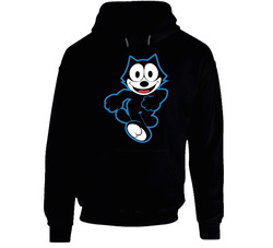 Felix The Cat Tv Show Cartoon Black Hooded Sweatshirt Hoodie Felix The Cat Tv Show Cartoon Black Hooded Sweatshirt Hoodie