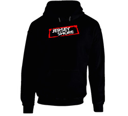 I Love The Jersey Shore Black Hooded Sweatshirt Hoodie I Love The Jersey Shore Black Hooded Sweatshirt Hoodie