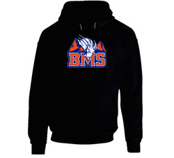 Bms-b200 Black Hooded Sweatshirt Hoodie Bms-b200 Black Hooded Sweatshirt Hoodie
