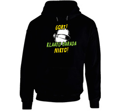 Day The Earth Stood Still Black Hooded Sweatshirt Hoodie Day The Earth Stood Still Black Hooded Sweatshirt Hoodie