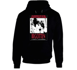 Begotten Cool Vintage 90's Movie Fan Black Hooded Sweatshirt Hoodie Begotten Cool Vintage 90's Movie Fan Black Hooded Sweatshirt Hoodie