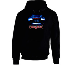 Christine Horror Movie Car Stephen King Black Hooded Sweatshirt Hoodie Christine Horror Movie Car Stephen King Black Hooded Sweatshirt Hoodie
