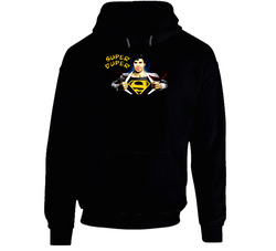 Hockey Pittsburgh Pascal Dupuis Super Duper Black Hooded Sweatshirt Hoodie Hockey Pittsburgh Pascal Dupuis Super Duper Black Hooded Sweatshirt Hoodie